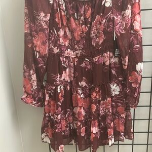 Floral Long Sleeve Dress